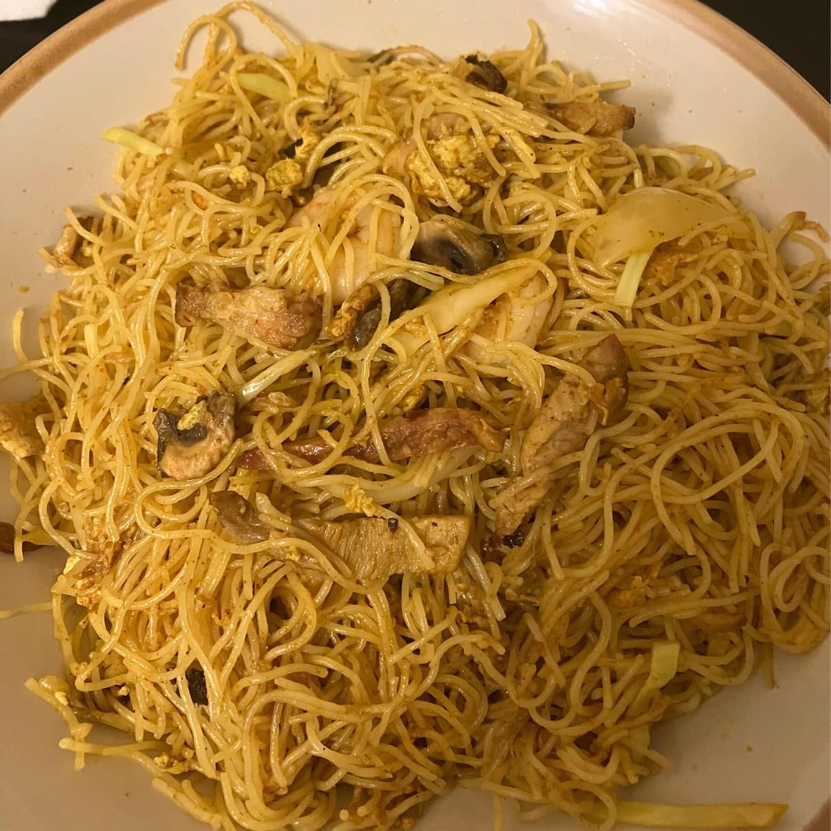 Singapore Style Rice Noodles